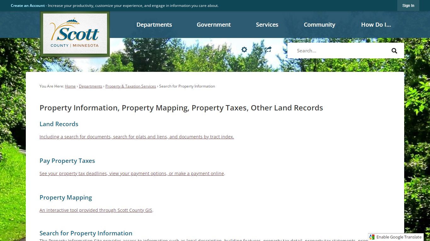 Property Information, Property Mapping, Property ... - Scott County, MN
